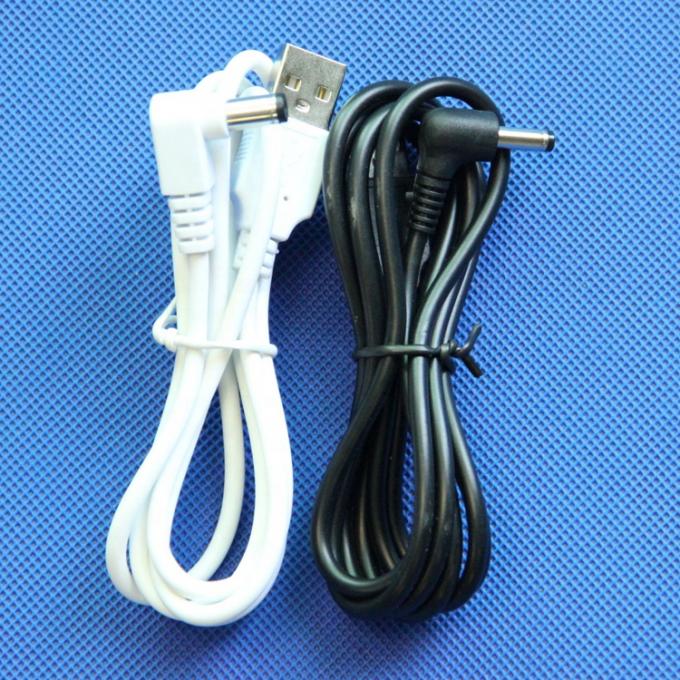 Weiß Schwarz USB Männlich bis 90 Grad Rechtswinkel 5.5 X 2.1mm 5.5x2.5mm 3.5x1.35mm 4..0x1.7mm Männlich Gleichstromkabel 2