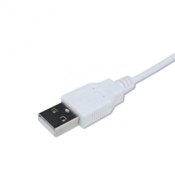 Weiß Schwarz 90 Grad Winkel 5.5x2.1mm 5.5x2.5mm 1.35x3.5mm USB zu DC Stromkabel 5
