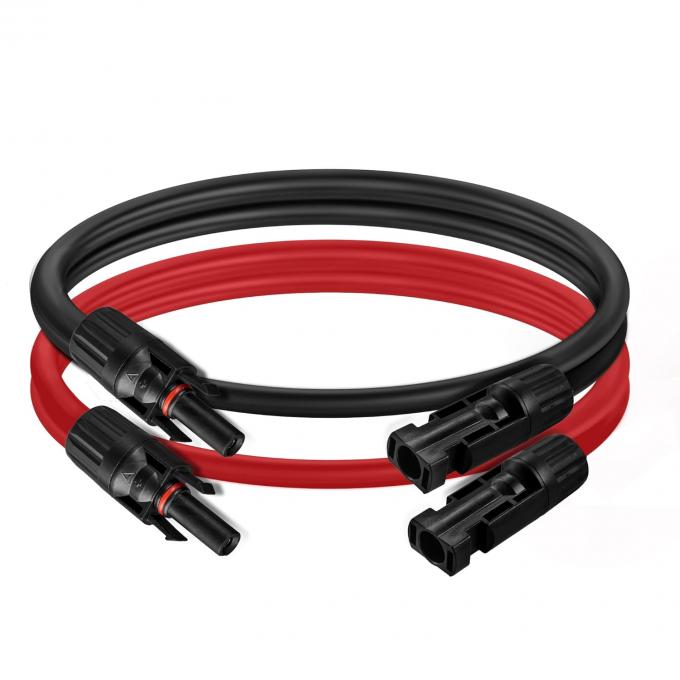 10AWG 6mm wasserdichtes Solarkabel Solarpanel Adapter Draht Solarverlängerungskabel mit weiblichen und männlichen Steckverbinder Kabel-Tool 0