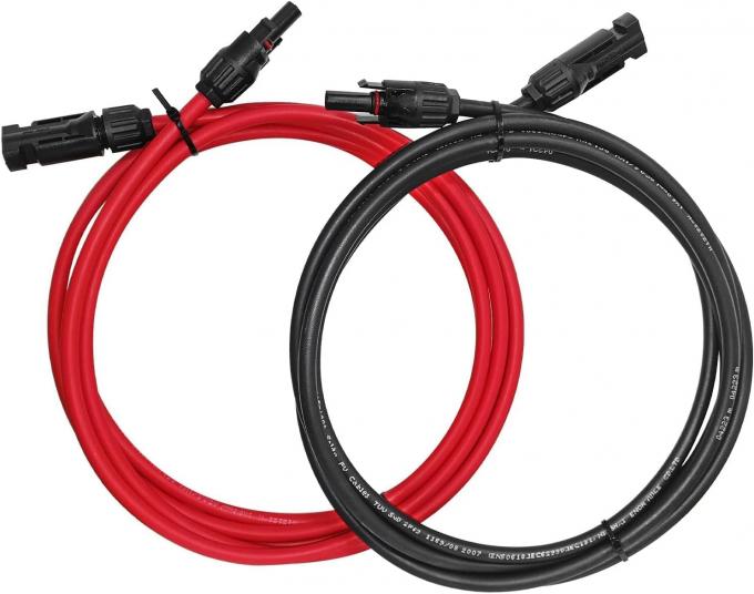 10AWG 6mm wasserdichtes Solarkabel Solarpanel Adapter Draht Solarverlängerungskabel mit weiblichen und männlichen Steckverbinder Kabel-Tool 1