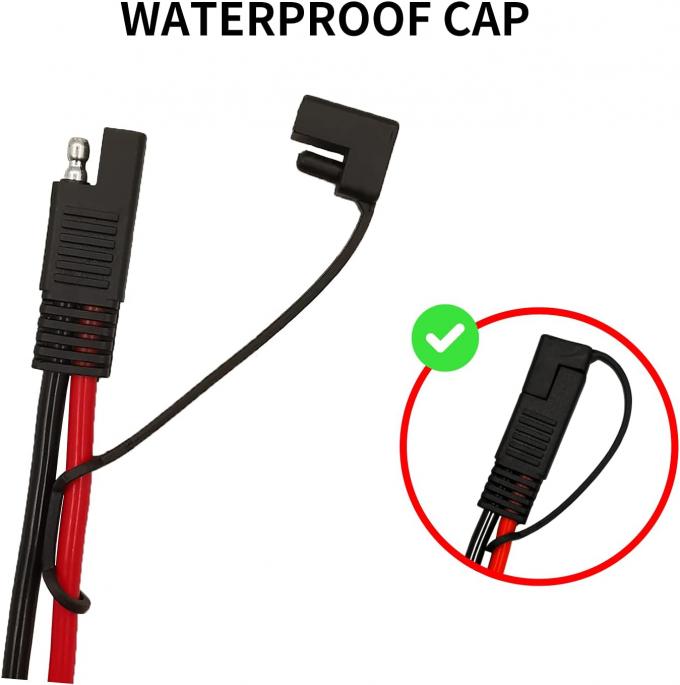 10AWG SAE zu Solarpanel Adapter Erweiterungskabel RV Solarpanel Anschlusskabel für RV Caravan Solarpaneele Batterieladung 4