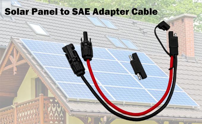 10AWG SAE zu Solarpanel Adapter Erweiterungskabel RV Solarpanel Anschlusskabel für RV Caravan Solarpaneele Batterieladung 7