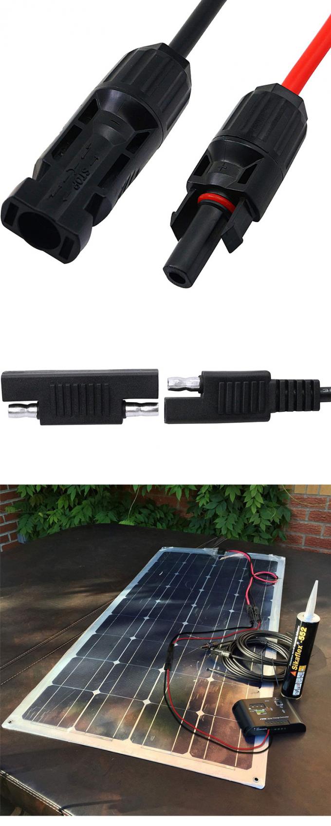 10AWG SAE zu Solarpanel Adapter Erweiterungskabel RV Solarpanel Anschlusskabel für RV Caravan Solarpaneele Batterieladung 6