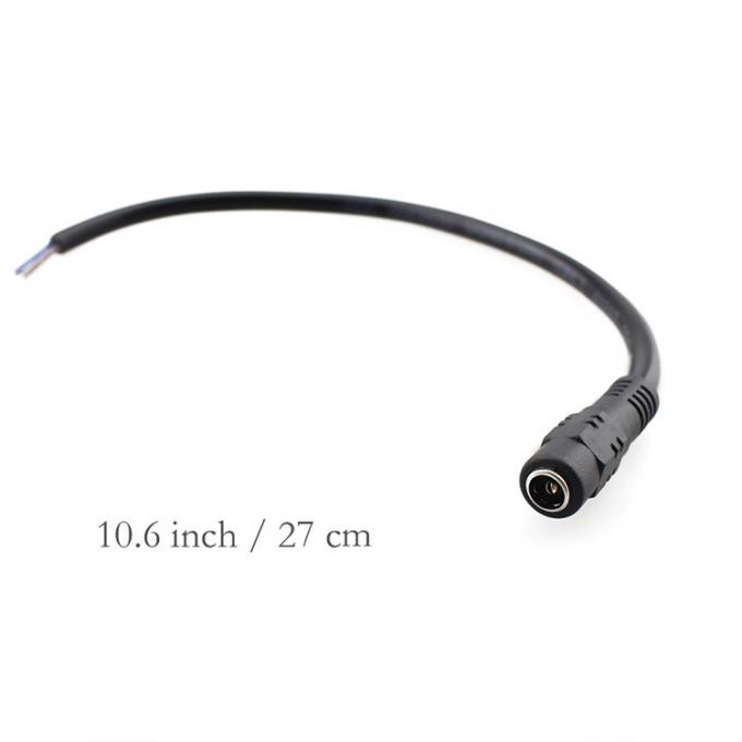 DC 2.1x5.5mm Männlich-Weiblich Steckdose Fass-Anschluss zum offenen DC Pigtail Stromkabel 4