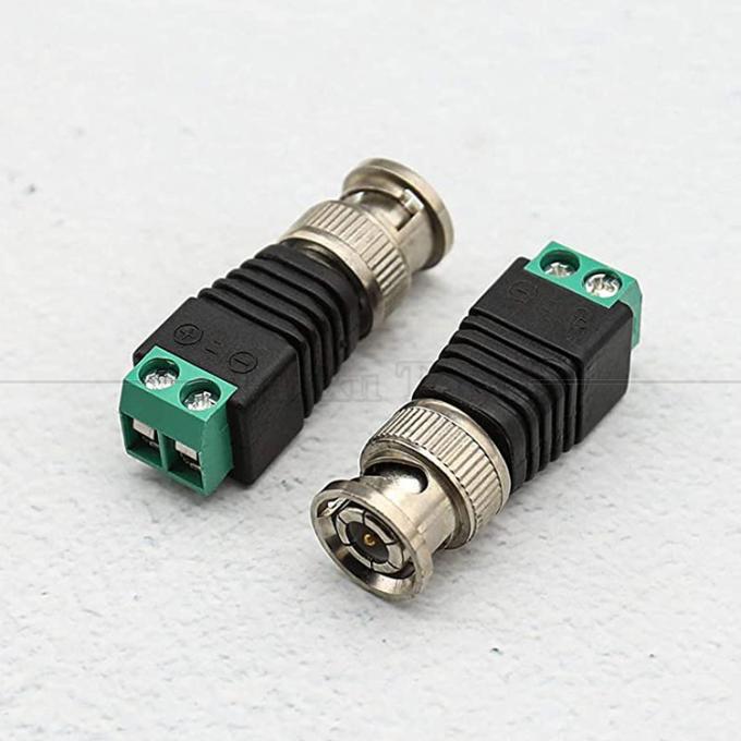 2 Pins Schraubterminal ohne Schweißlösung BNC Männlicher weiblicher Steckverbinder 3