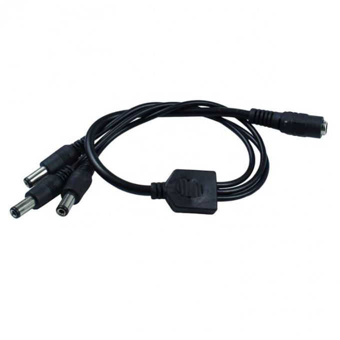 1 Eingang zu 3 Ausgang 1 Weiblich zu 3 Männlich 5,5x2,1 mm Gleichspannungssplitterkabel für CCTV Led Strip 3