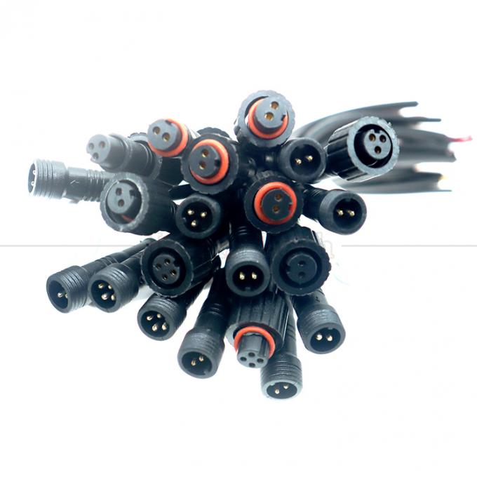 Anpassung IP67 IP68 Wasserdicht M12 2pin 3pin 4pin M12 DC zum Öffnen nackter Drähte Endkabel für LED-Licht 6