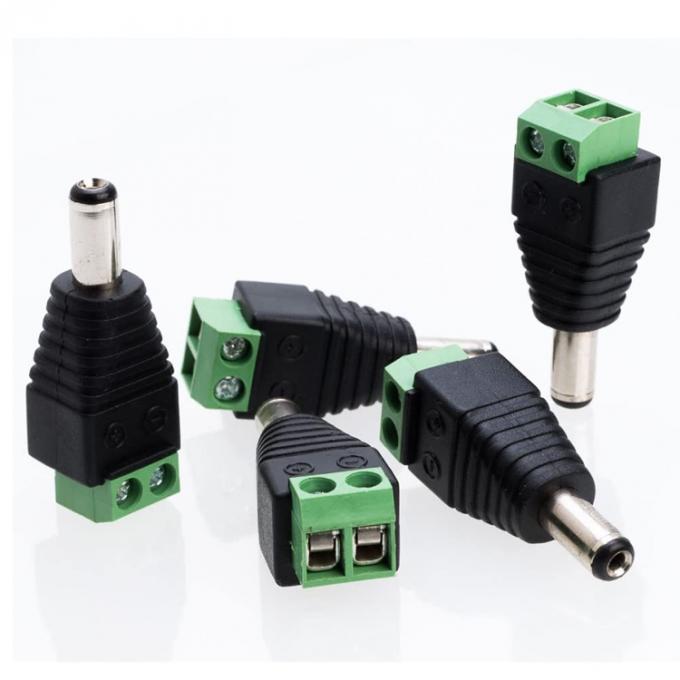 12v 24v 5,5x2,5mm 5,5x2,1mm männlicher Gleichstromanschluss Jack-Adapter für CCTV-Kamera 4