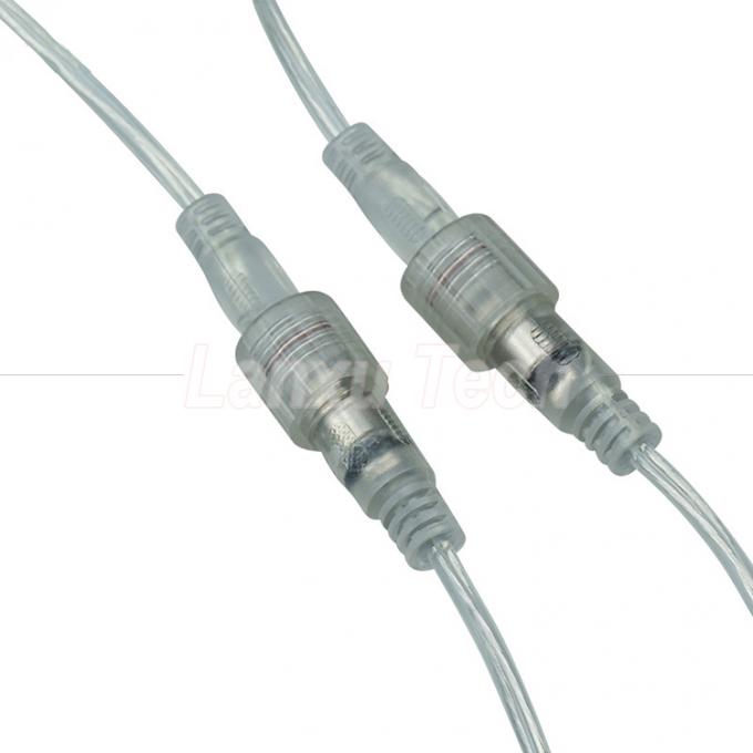 Wasserdicht Männlich auf weiblich DC.5x2.1mm Barrel Jack Stromverlängerungskabel für LED-Streifenlampe Glühlampe 3