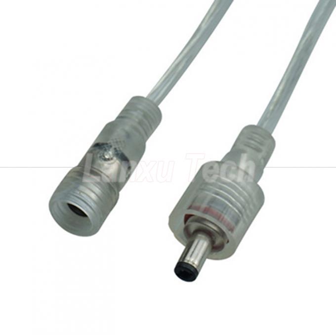 Wasserdicht Männlich auf weiblich DC.5x2.1mm Barrel Jack Stromverlängerungskabel für LED-Streifenlampe Glühlampe 4