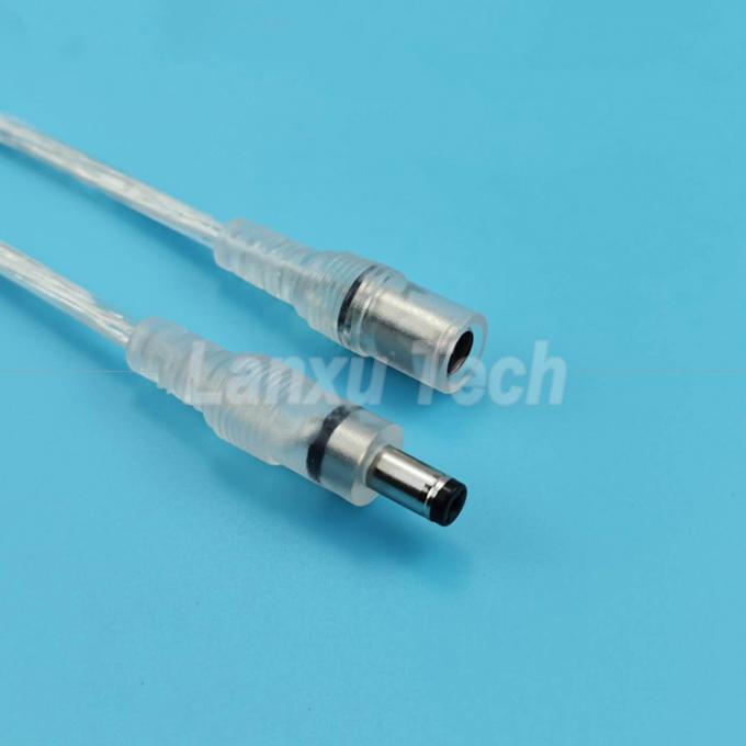 Wasserdicht Männlich auf weiblich DC.5x2.1mm Barrel Jack Stromverlängerungskabel für LED-Streifenlampe Glühlampe 5