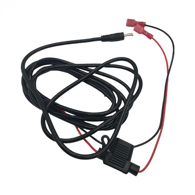 Ratproof Chewproof Metal Jacket DC 5,5x2,1 mm, 4,0x1,7 mm bis Spade Connector Stromverlängerungskabel für Trail-Kameras 0