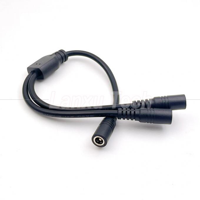1 weibliche zu 2 weise weibliche dc 5,5x2,1 mm splitter power extension kabel für cctv-sicherheitskamera led-streifenlicht 5
