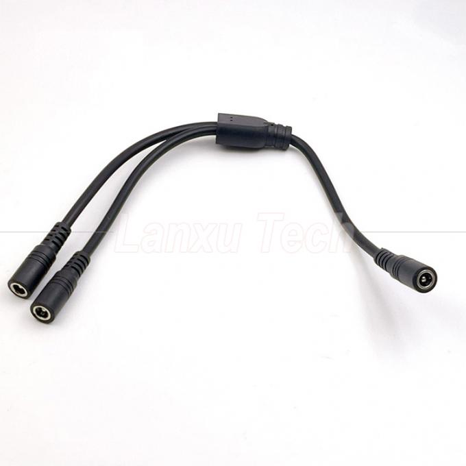 1 weibliche zu 2 weise weibliche dc 5,5x2,1 mm splitter power extension kabel für cctv-sicherheitskamera led-streifenlicht 4