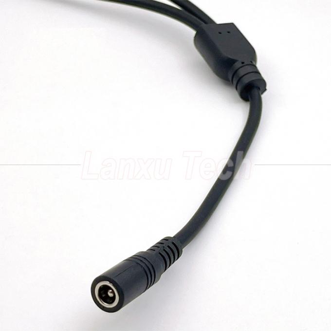 1 weibliche zu 2 weise weibliche dc 5,5x2,1 mm splitter power extension kabel für cctv-sicherheitskamera led-streifenlicht 2