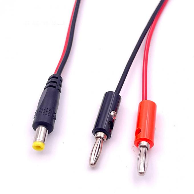 12V Gleichstrom 5,5mm X 2,1mm Männlich bis 4mm Bananen Stecker Kabel 6