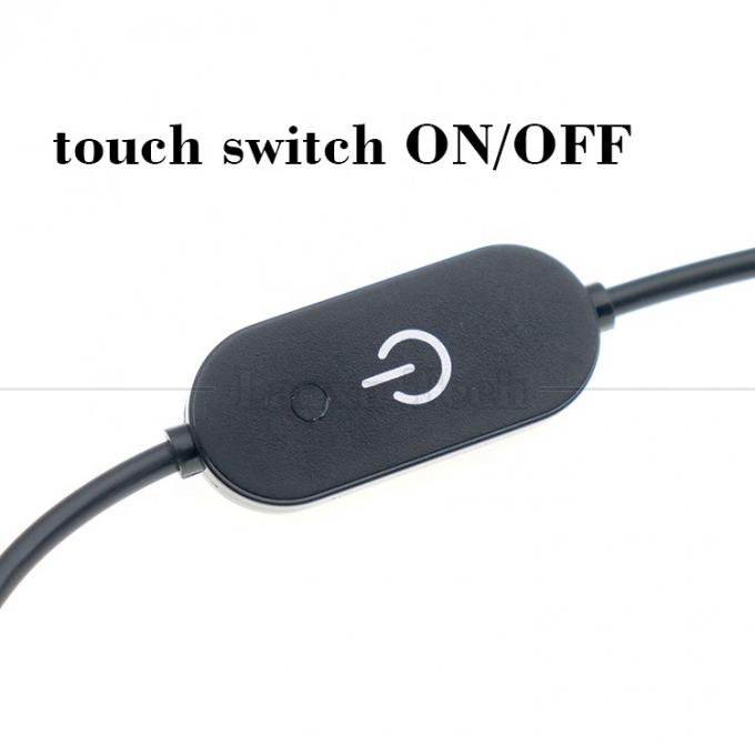 12V Männlich auf weiblich 5,5x2,1 Barrel Jack DC Power Led Dimmer Switch Kabel für Led-Licht 1