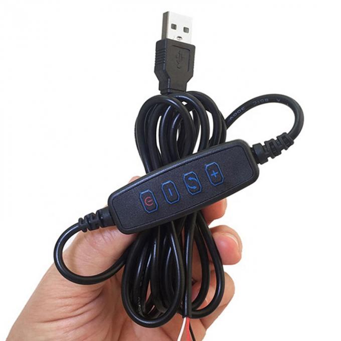 5V-Leistungsdämpfer Schalter Dämpfer USB-Ladekabel für Led-Band 0