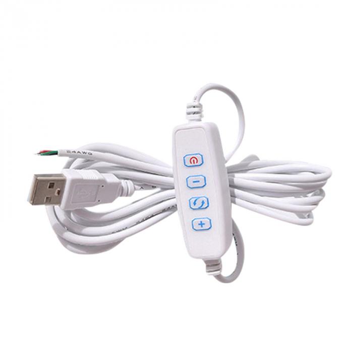 5V-Leistungsdämpfer Schalter Dämpfer USB-Ladekabel für Led-Band 2