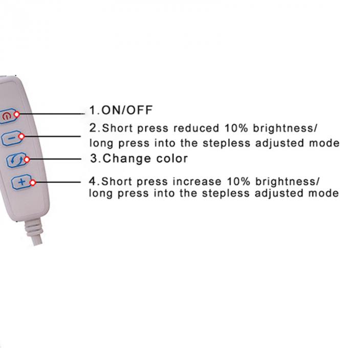 5V-Leistungsdämpfer Schalter Dämpfer USB-Ladekabel für Led-Band 5