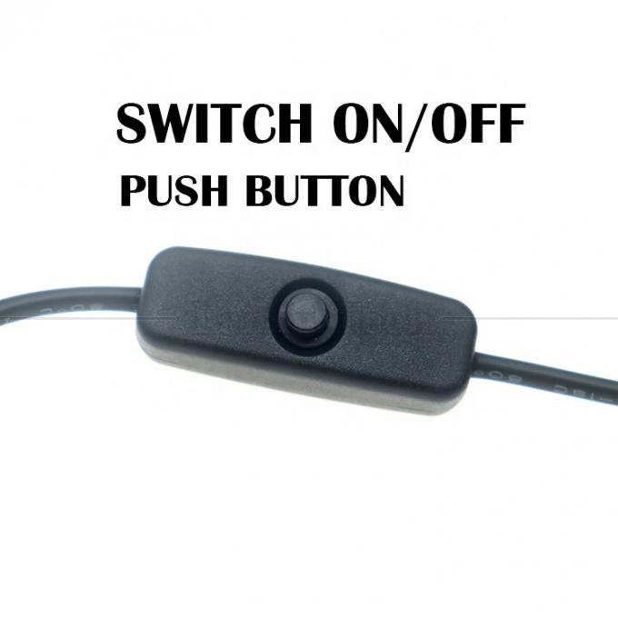 12V Led-Streifenlicht Strom eingeschaltet ausgeschaltet Schalter USB-Anschluss zum offenen Drahtwandler Ladekabel 3