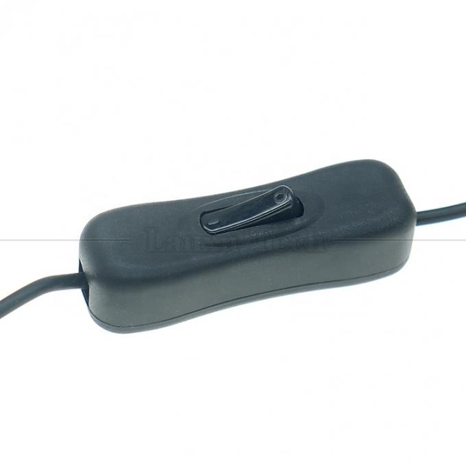 Strom ON OFF 1M USB A Männlich zum Öffnen ausgestopftes Bardraht Ladekabel mit 304 Schaltknopf 3
