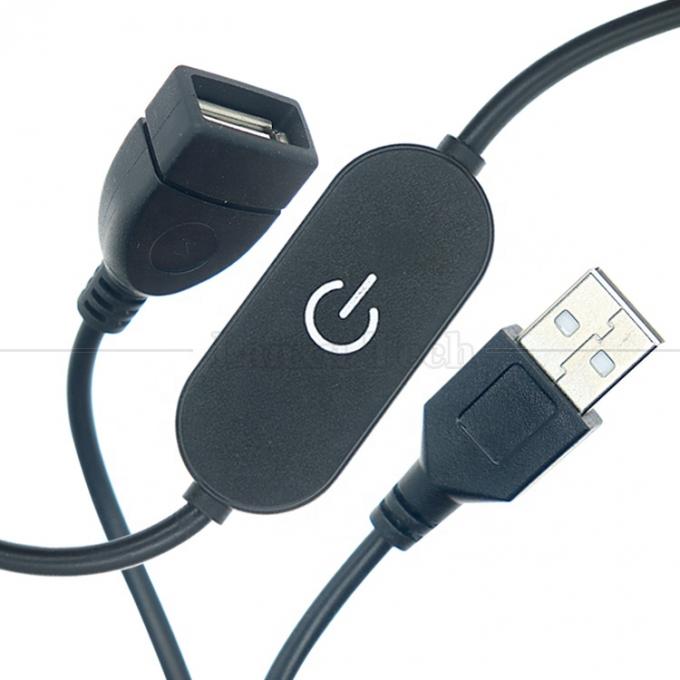 5v Touch Switch Männlich zu weiblich USB eingeschaltet und ausgeschaltet Kabel Stepless Controller Dimmer für Led Strip Bar Lamp 2