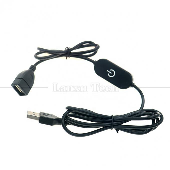 5v Touch Switch Männlich zu weiblich USB eingeschaltet und ausgeschaltet Kabel Stepless Controller Dimmer für Led Strip Bar Lamp 5