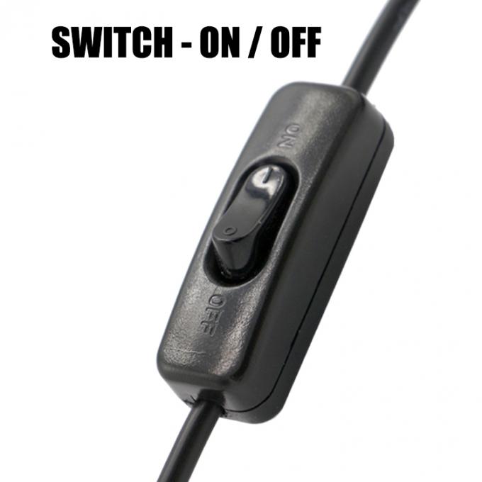 Hochwertiges 1M ON OFF-Controller Micro B zu USB A-Verlängerungskabel mit Schalter für LED-Lampe 3