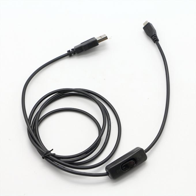 Hochwertiges 1M ON OFF-Controller Micro B zu USB A-Verlängerungskabel mit Schalter für LED-Lampe 6