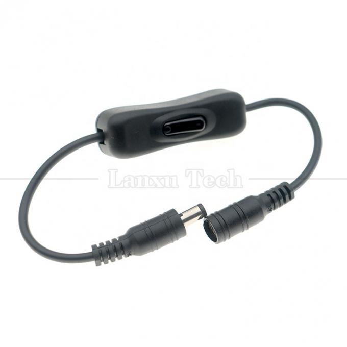 12V 24V Männlich auf weiblich 5,5x2,1mm Gleichspannbuchse 304 Schaltkabel für LED-Streifenlampe 0