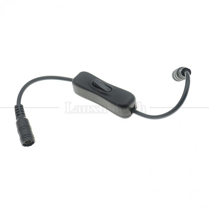 12V 24V Männlich auf weiblich 5,5x2,1mm Gleichspannbuchse 304 Schaltkabel für LED-Streifenlampe 6