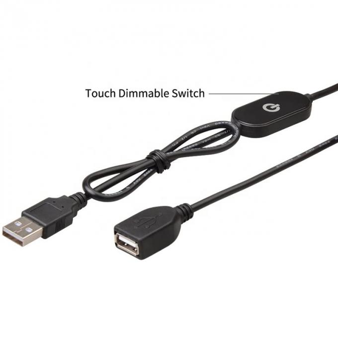 Berührung Dimmer Schalter Männlich auf weiblich Typ ein USB-Verlängerungskabel für LED-Streifenleuchten 2