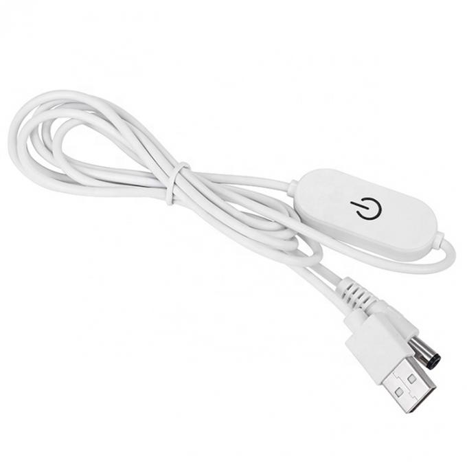 5V 2A USB TO dc 5,5*2,1mm verstellbarer Schalter Fernkabel Led-Banddämpfer für Lampenlicht 0