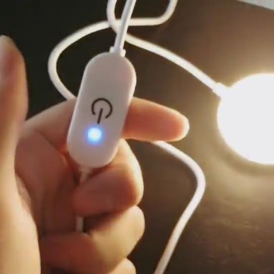 5V 2A USB TO dc 5,5*2,1mm verstellbarer Schalter Fernkabel Led-Banddämpfer für Lampenlicht 5