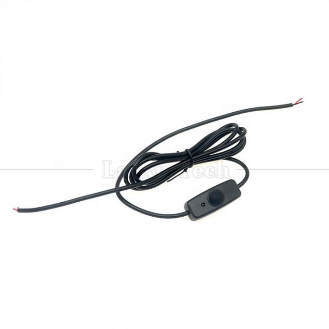 Wasserabweisende Siliziumbedeckung Druckknopf 2 Nadel DC Strom an und aus Schalterkabel für Lampe Motorrad 4