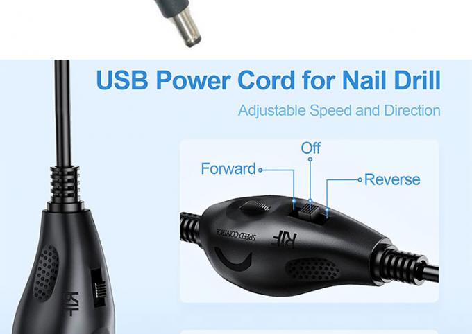 5V USB zu DC 5,5x2,1mm 12V Ausgangshelligkeitssteuerung Einstellbarer Dimmer eingeschaltet ausgeschaltet Schalterkabel für LED-Leuchtenventilator 2