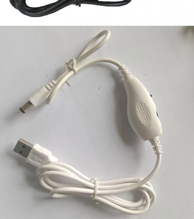 5V USB zu DC 5,5x2,1mm 12V Ausgangshelligkeitssteuerung Einstellbarer Dimmer eingeschaltet ausgeschaltet Schalterkabel für LED-Leuchtenventilator 7