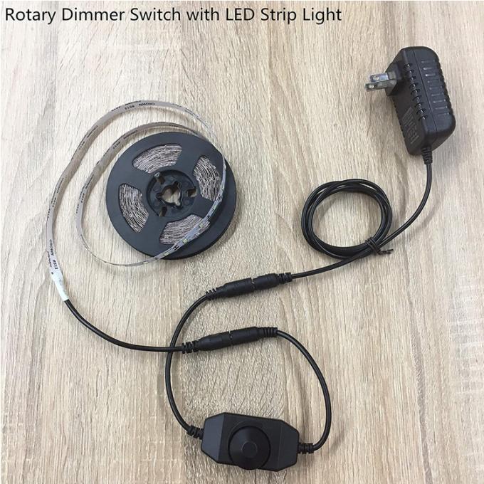 12V 24V Led Tischlampe Strip Seillichter Männlich zu weiblich Led Dimmer Switch Fernbedienung 9