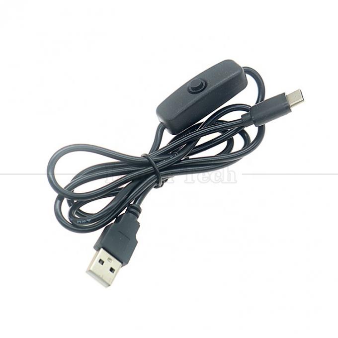 5V USB A Männlich auf Typ C USB Schalter Strom ON OFF Kabel für Raspberry Pi LED Strip 4