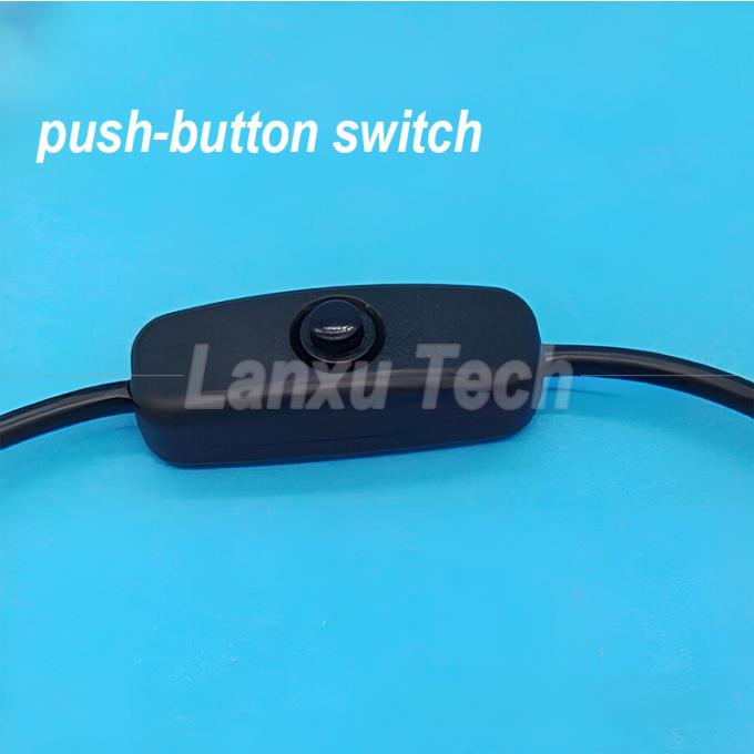 USB Micro B Männlich-Frauen-Erweiterung eingeschaltet ausgeschaltet Schaltfläche 501 Schaltkabel 3