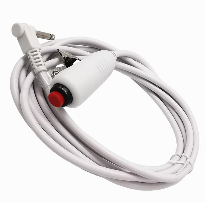 Custom 6.35 Single Button Switch Line Notruf Button Krankenschwester Anruf Kabel mit Clip für Krankenschwester Station Krankenschwester Anrufsystem 0