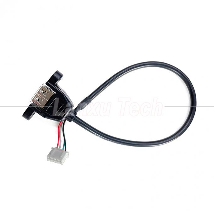 USB 2.0 Panel Mount Typ A bis JST XH PH VH 4-Stift-Kabel 1