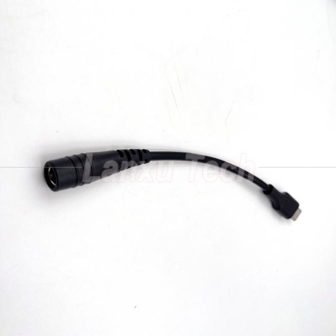 5V USB Typ C zu DC 5,5x2,1 mm Laderausdehnungskabel für LED-Schreibtischlampenventilator 3