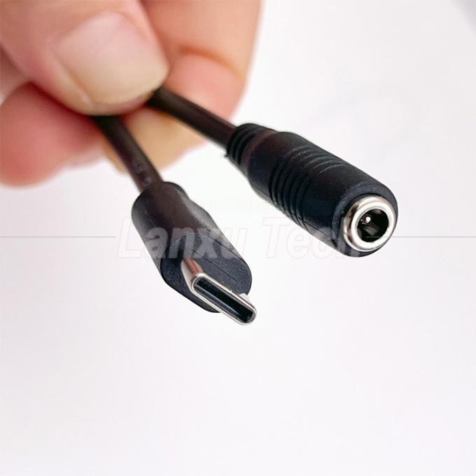 5V Typ C zu Gleichstrom 3,5x1,35mm 5,5x2,1mm Stromladekabel für LED-Tischlampenventilator 2
