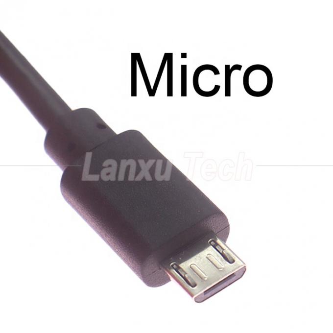 50cm 1M 2M 1A 2A Ladevorrichtung V8 Micro zu USB Datenladeverlängerungskabel 3