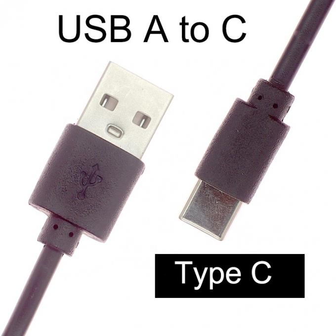 Kurzes Schnellladen Nur 1A 2A USB zu Typ C Ladekabel für Power Bank Ventilator 3