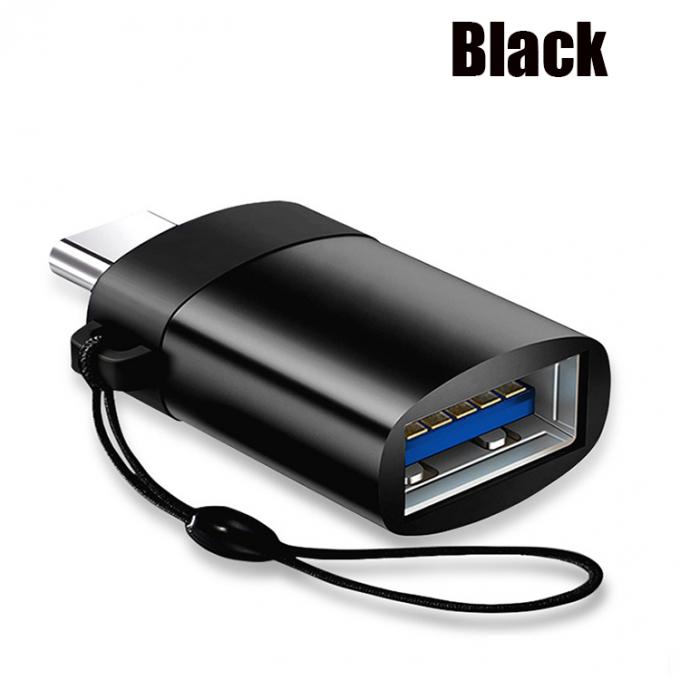 Portable Mini Lanyard Metal Shell OTG Typ C 3.1 Männlich zu USB 3.0 Weiblich Adapter 5