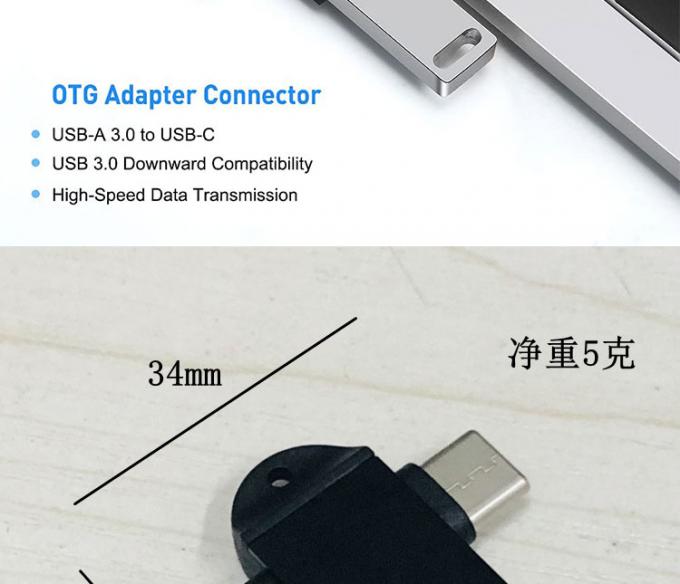 2 in 1 USB3.0 zu Micro B Typ C USB-Wandler OTG-Adapter für Android-Telefon U-Disk-Maus 4