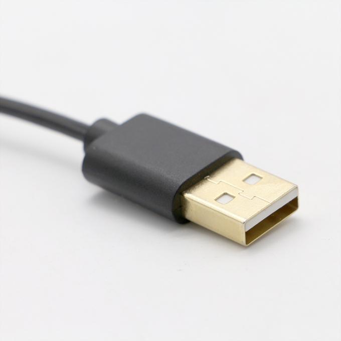 Custom 3M Gold Steckverbinder Schnellladung Federgewickelt USB Typ C Datenladekabel 2